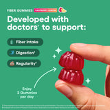 Physician’s CHOICE Fibres Gummies goût framboise citron, arôme fruité rafraîchissant.