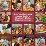 Physician's CHOICE Digestive Enzymes – modèle scientifique, conçu avec des médecins pour l’éducation à la santé.