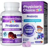 Physician's CHOICE Probiotiques Enfants – 7 souches favorisent l'équilibre intestinal.