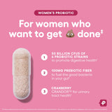 Physician's CHOICE Probiotiques pour Femmes: Pro‑Cran extrait de canneberge, équilibre intime potentiel.