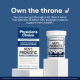 Capsules Probiotiques pour Hommes – 8 souches favorisant un microbiome équilibré.