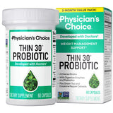 Physician's CHOICE Probiotiques – bouteille montrant la gestion du poids.