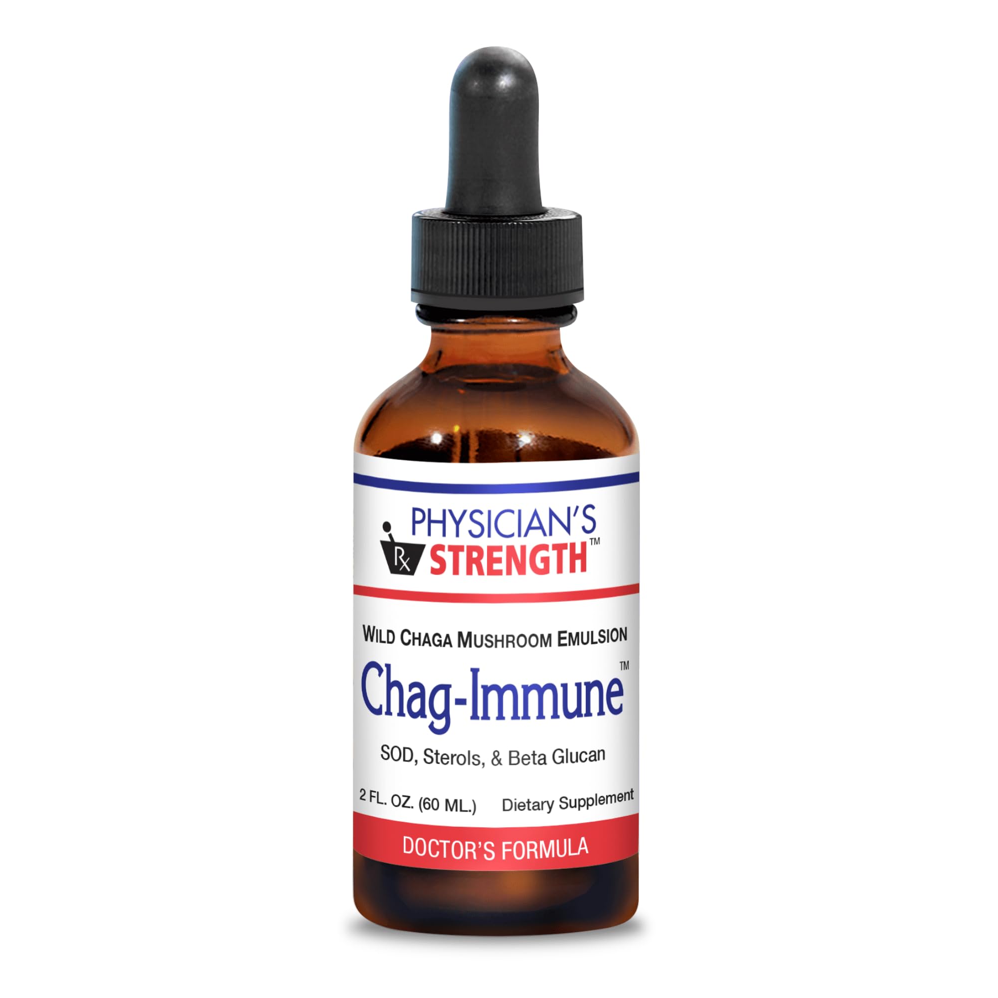 Physician's Strength Chag-Immune: bouteille de 59 ml prête à l'usage quotidien.