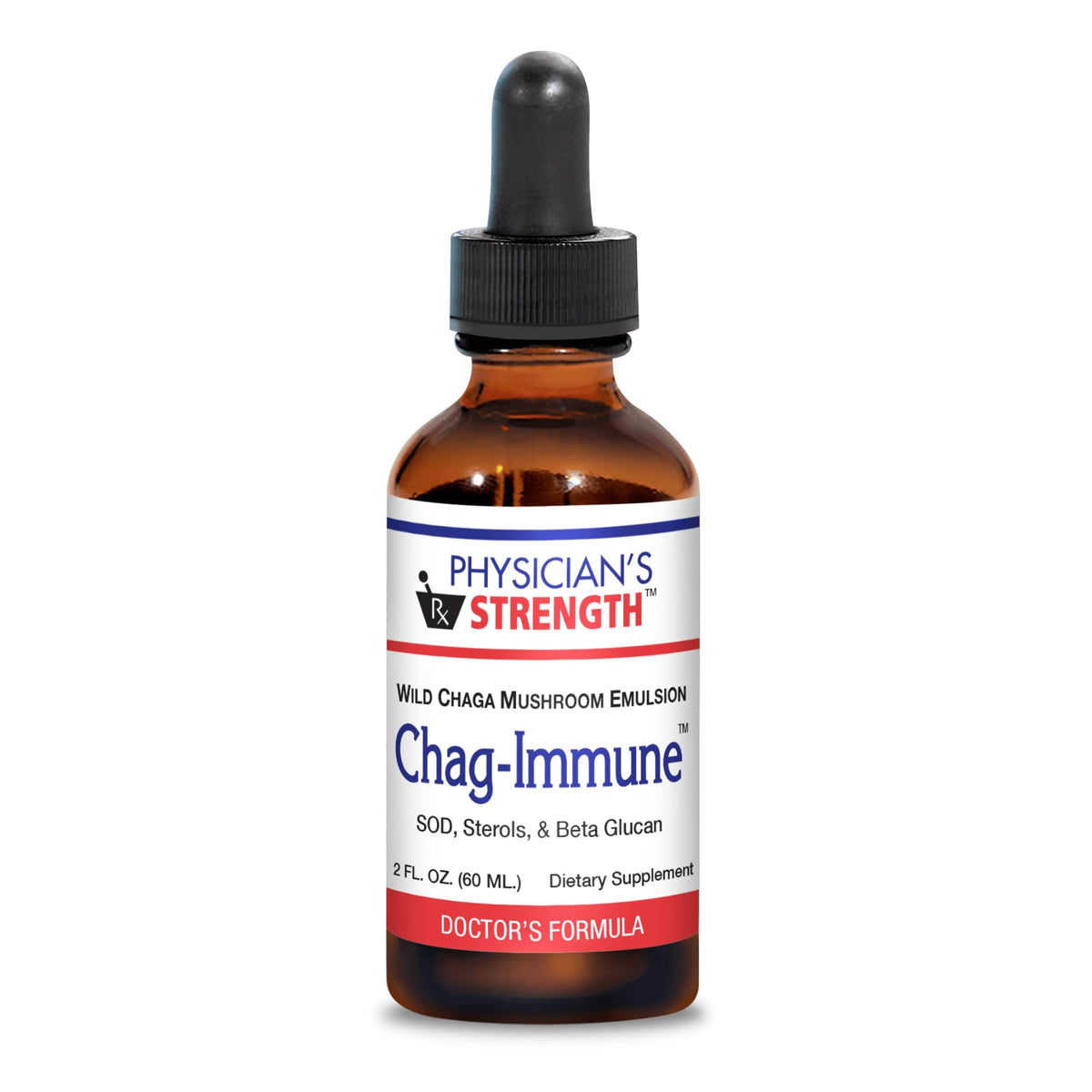 Physician's Strength Chag-Immune: bouteille de 59 ml prête à l'usage quotidien.
