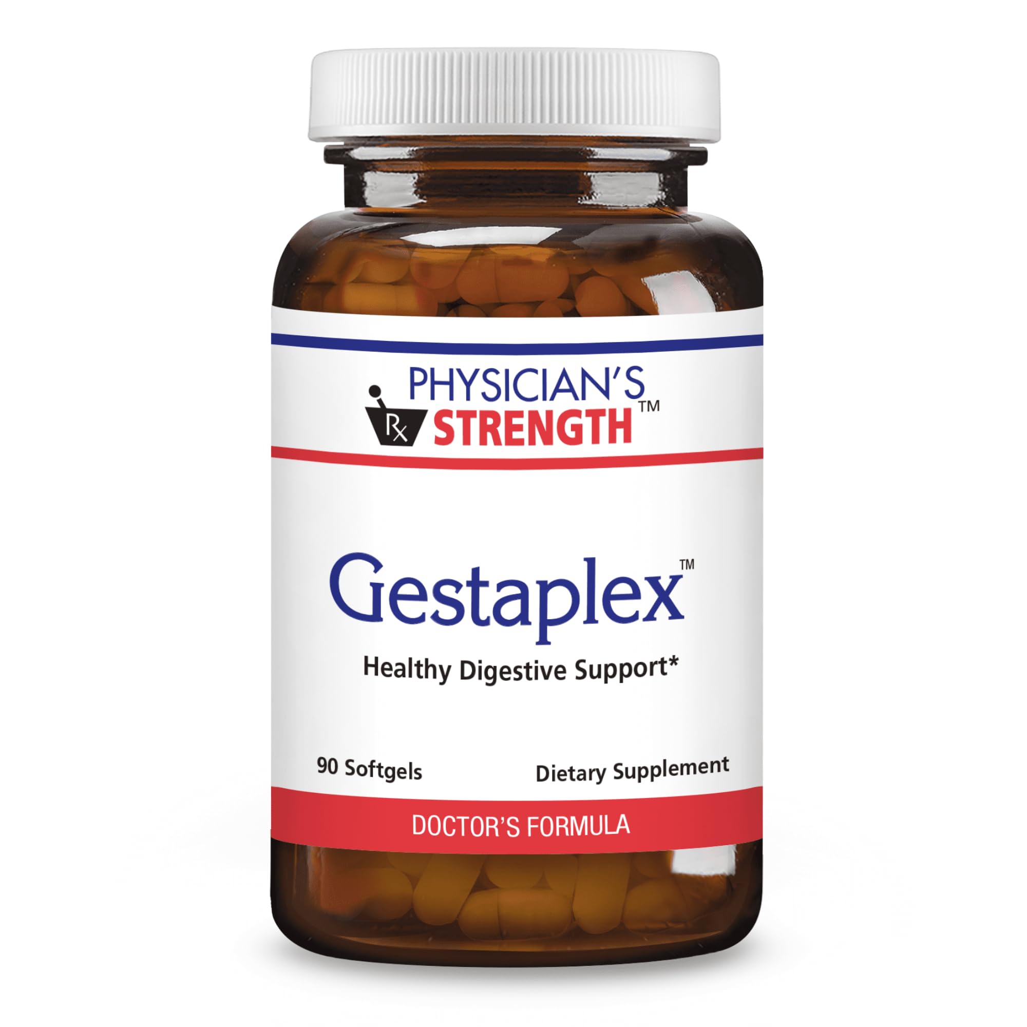 Gestaplex Physician's Strength – bouteille et etiquette, solution naturelle pour la digestion