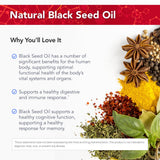 Cuillère doseuse contenant huile noire de nigelle Physician's Strength pour dosage précis.