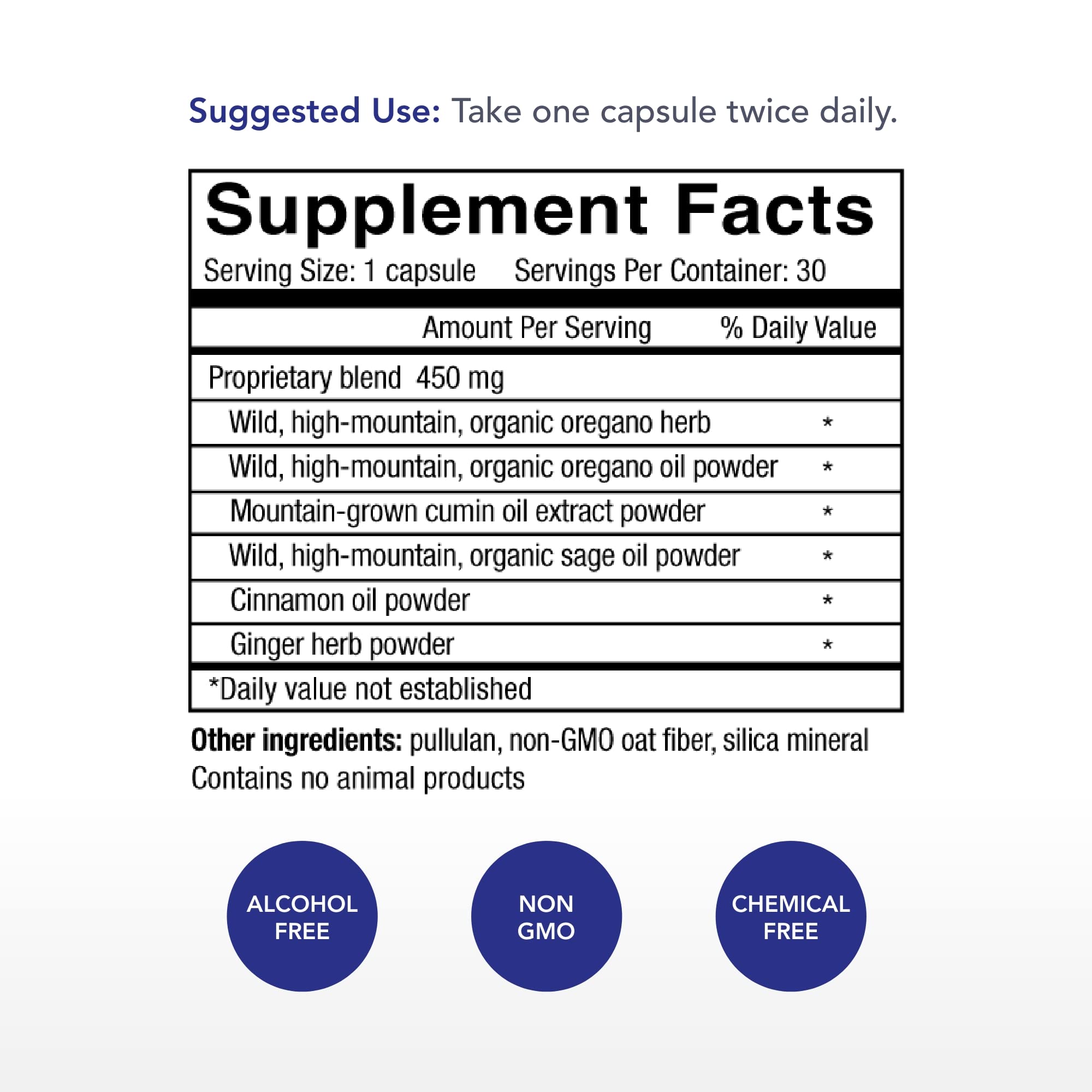 Oregacillin P73 origan sauvage: flacon m contenant l extrait naturel concentré