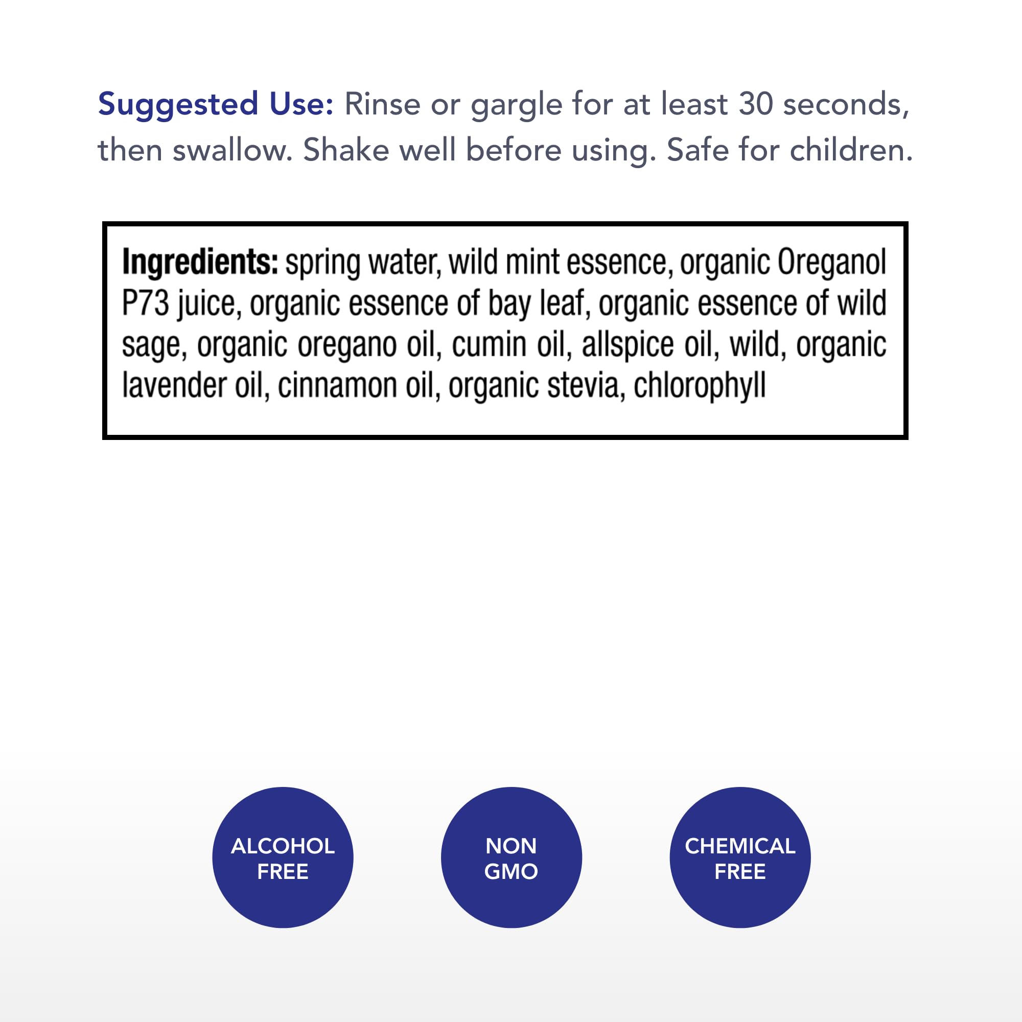 Physician's Strength P73 oregano – extrait naturel pour une bouche vivifiante et saine.