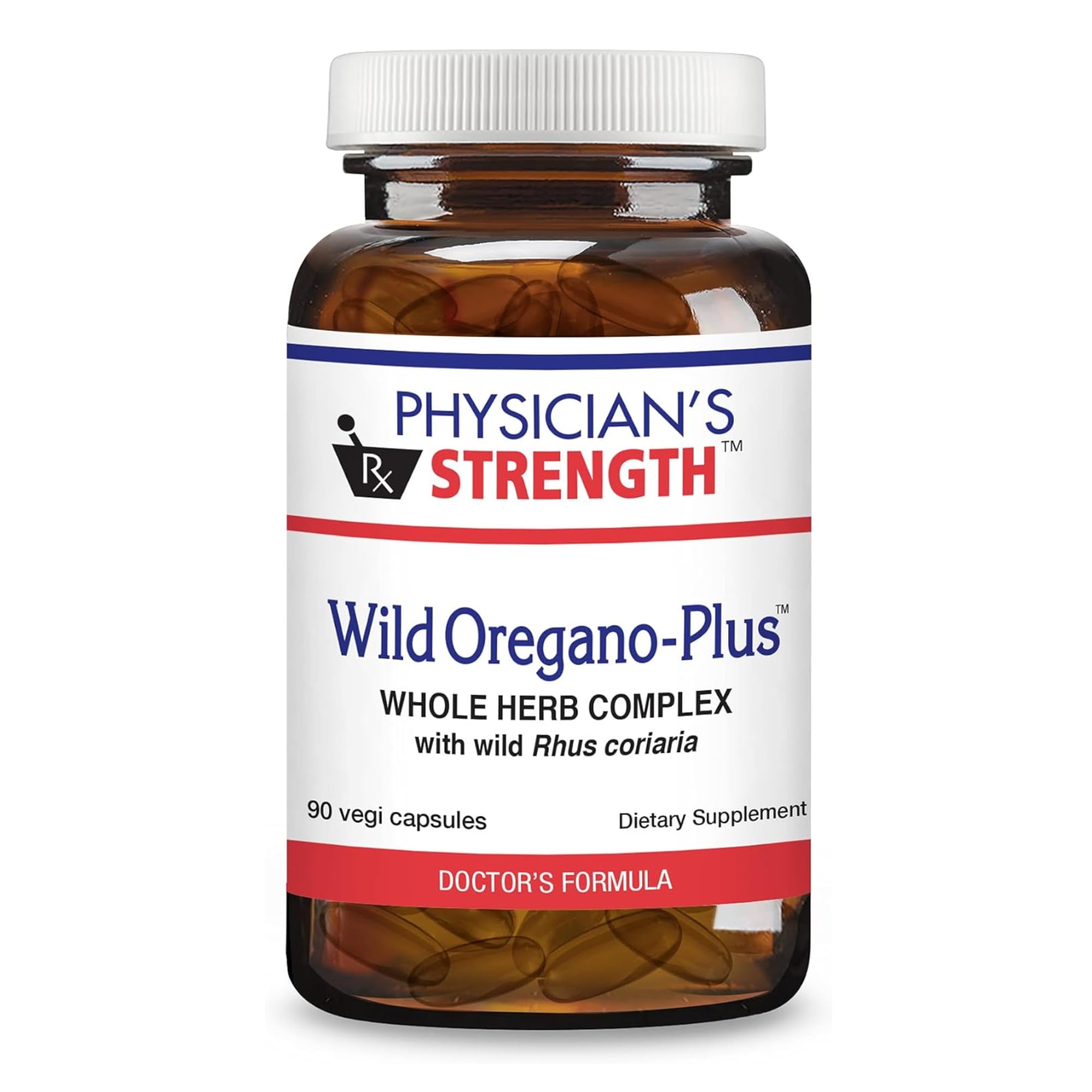 Physician's Strength Origan Sauvage Bouteille – soutien potentiel immunité et digestion.