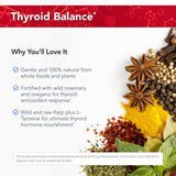 Capsules ThyroPower avec Tyrosine, Romarin et Origan pour le soutien antioxydant et l'équilibre.