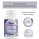 Phytage Labs Nerve Control 911 — capsules en gros montrant le produit