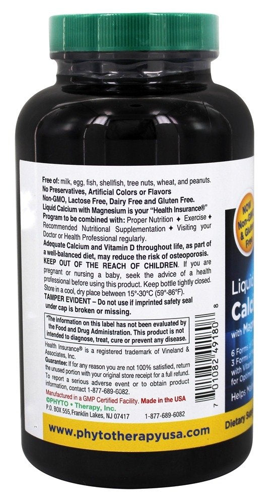 Emballage Phyto-Therapy Rx Calcium – présentation pratique et rangement