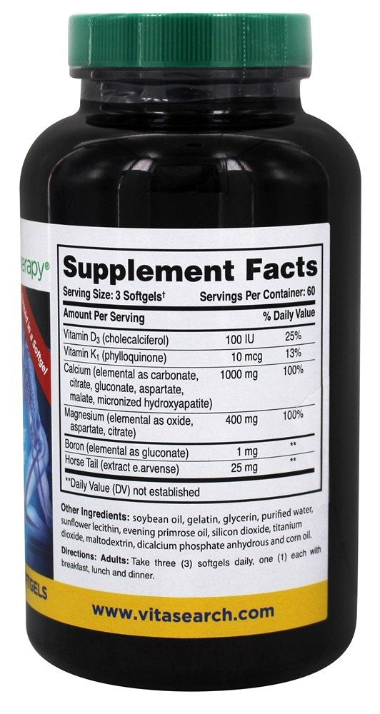 Étiquette Phyto-Therapy Rx Calcium – informations claires et utiles