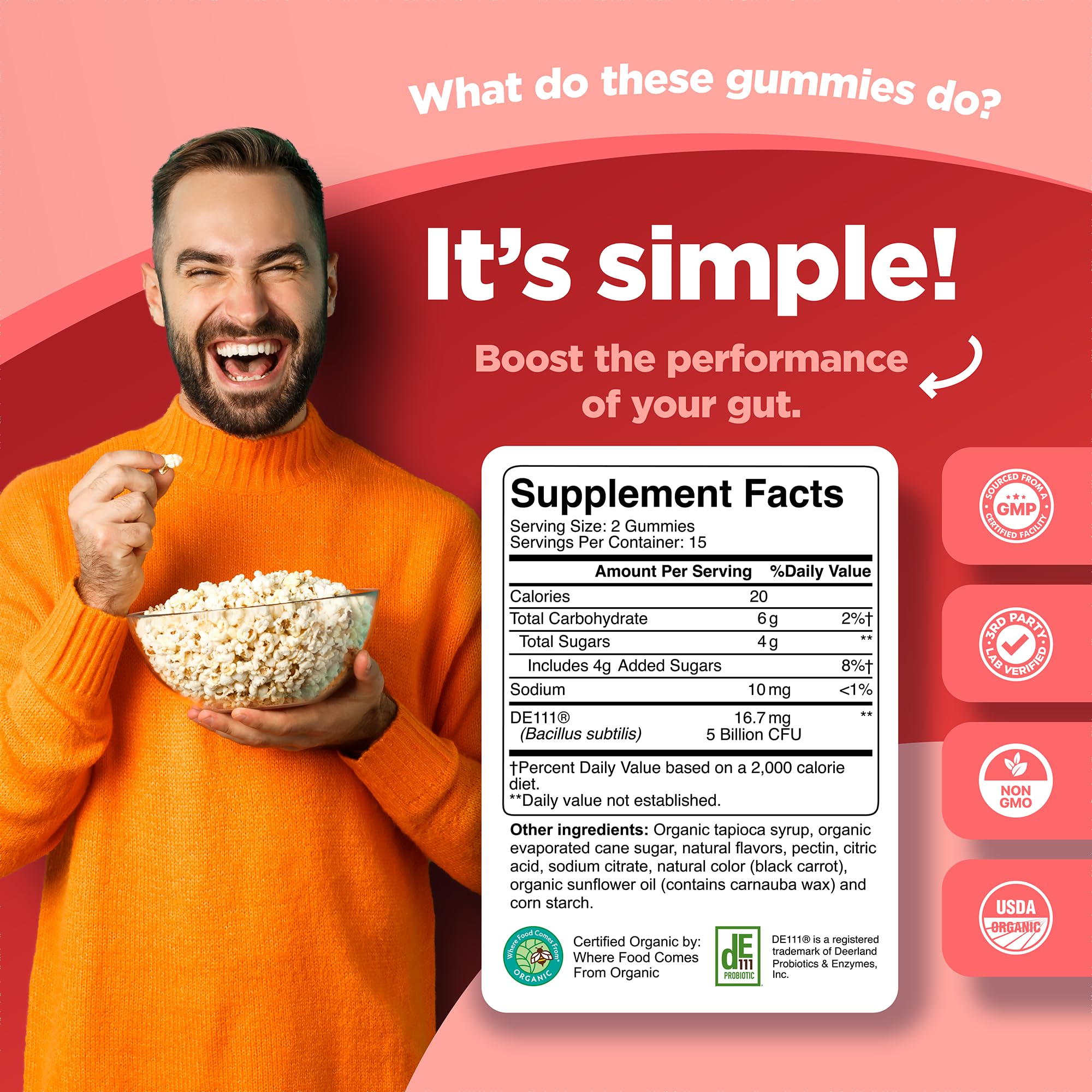 Phytoral Gommes Saveur Fruits Bio : goût fruité et routine bien-être facile.