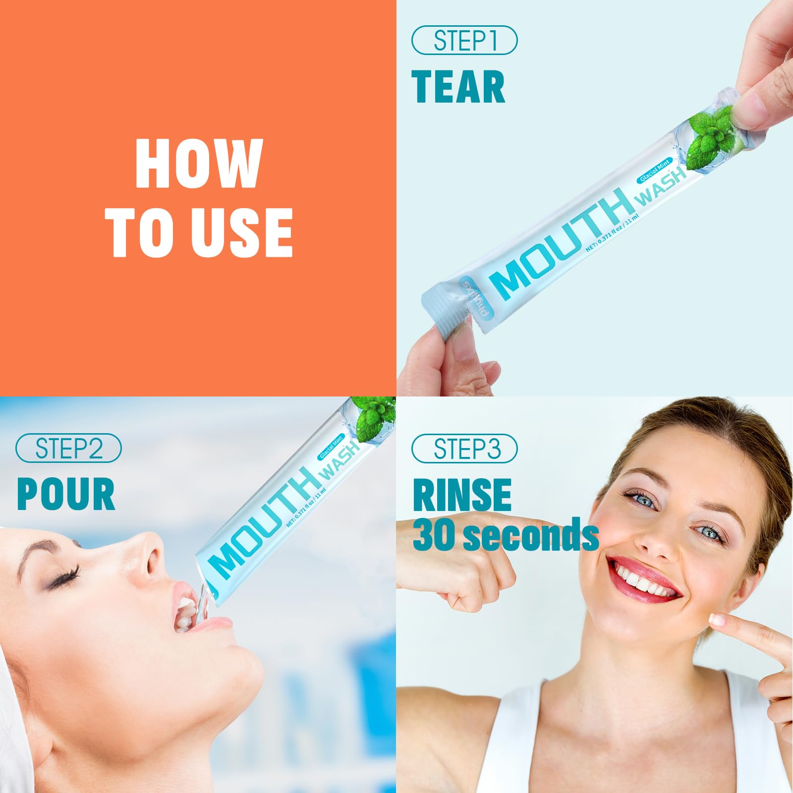 Phyyixs bain de bouche saveur citron zeste: energie en bouche