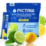 PICTAW sachets électrolytes prêts à l'emploi pour hydratation rapide