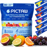 PICTAW sachets électrolytes hydratation rapide après entraînement intense et séance sportive