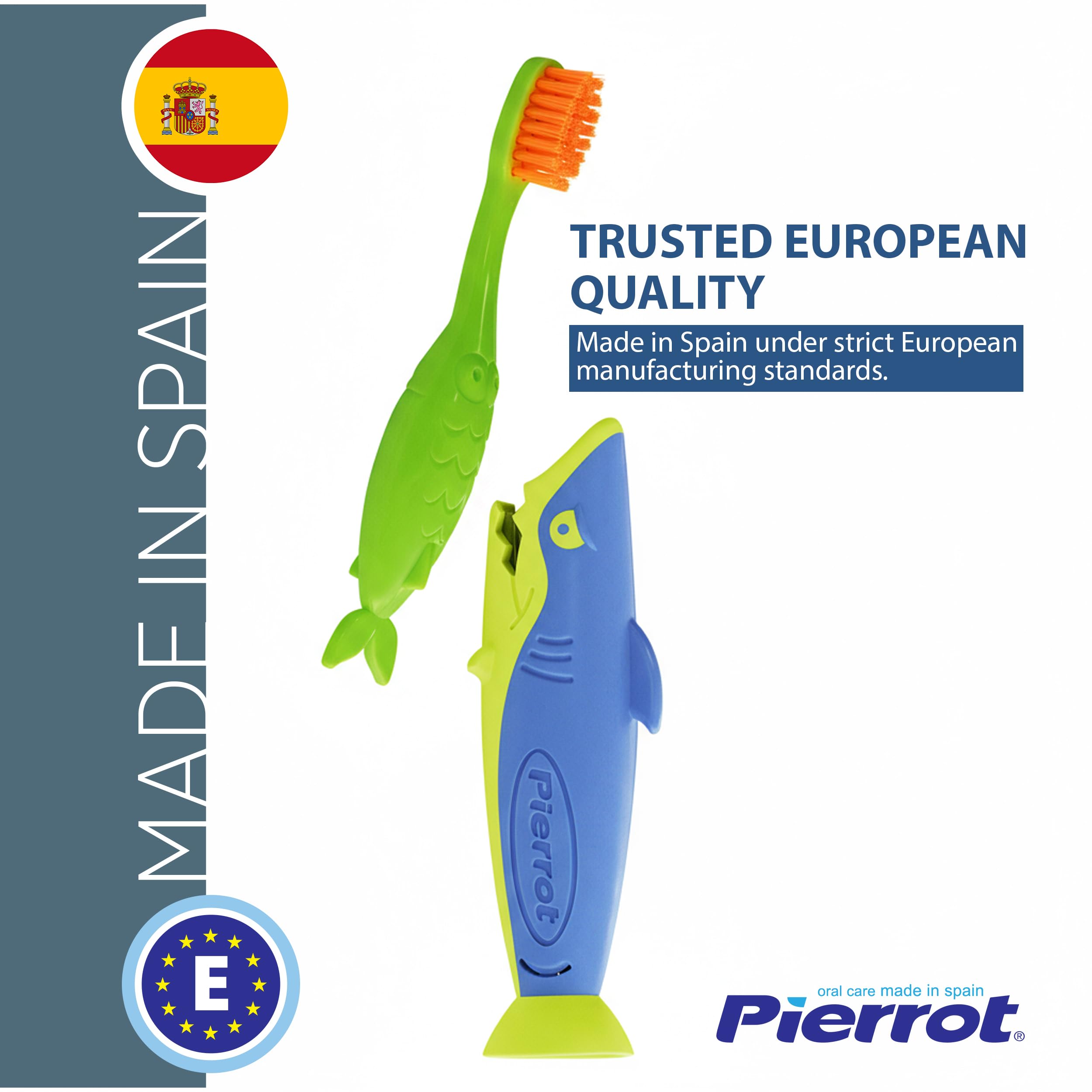 Base ventouse pratique garde la brosse propre et accessible.
