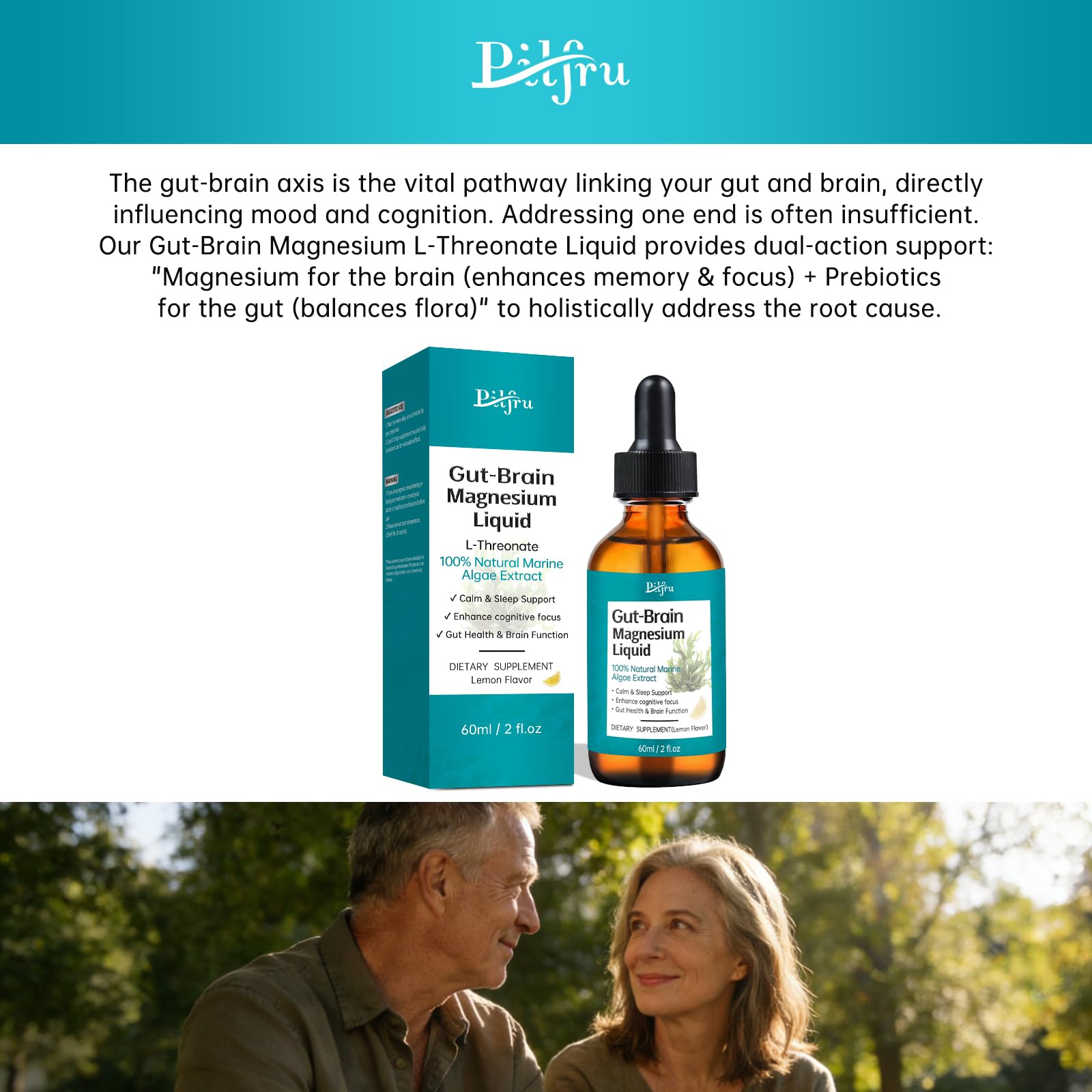 Pilfru routine quotidienne – quelques gouttes dans eau ou jus.