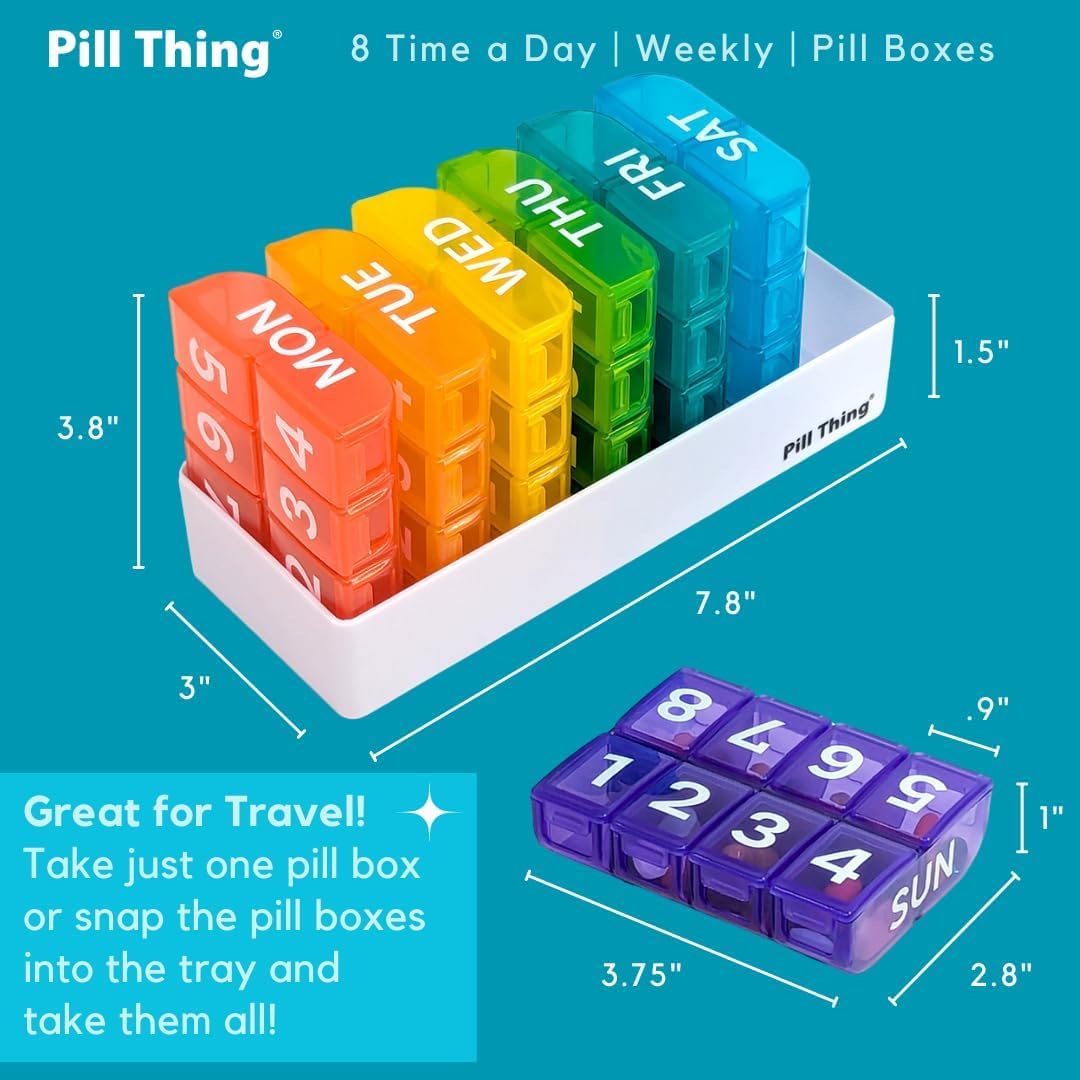 PILL THING carte d’alerte médicale incluse pour plus de sécurité.