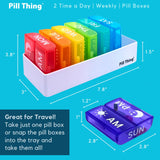 Pill Thing Couvercles faciles à ouvrir, accès rapide et sûr.