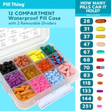 PILL THING fermeture sécurisée avec grande bague et verrouillage.