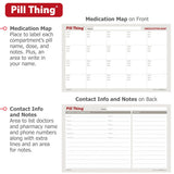 PILL THING matériau sans BPA assure une utilisation sûre au quotidien.