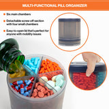 Pill Thing Monster Fit 10 — couvercle sécurisé et démontable pour mobilité réduite.