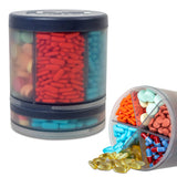 Pill Thing Monster Fit 10 — grand organisateur pilules pour planification mensuelle.