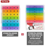 PILL THING pilules-5-espaces pour classer chaque dose avec clarté.
