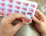 PILL THING pods voyage compactes pour déplacements.