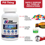 Pill Thing RX Disposal, pack 3 pour disposer des pilules à domicile.
