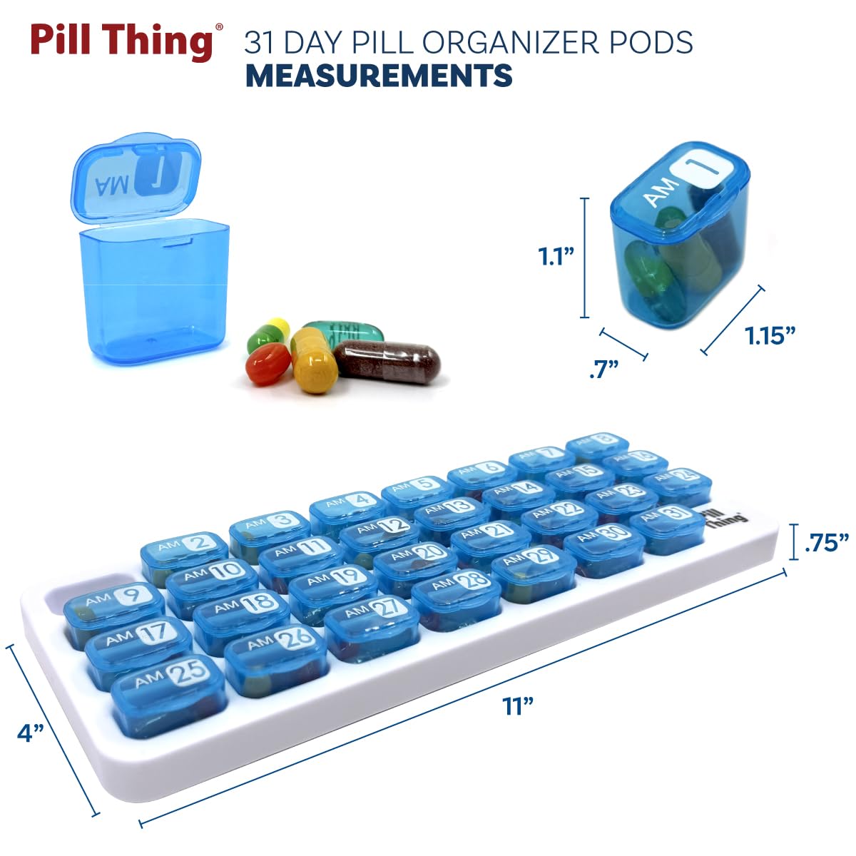 PILL THING: plateau-portable idéal pour le travail et les déplacements.