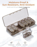 Pillex capacité 9 capsules, organisation quotidienne fiable.