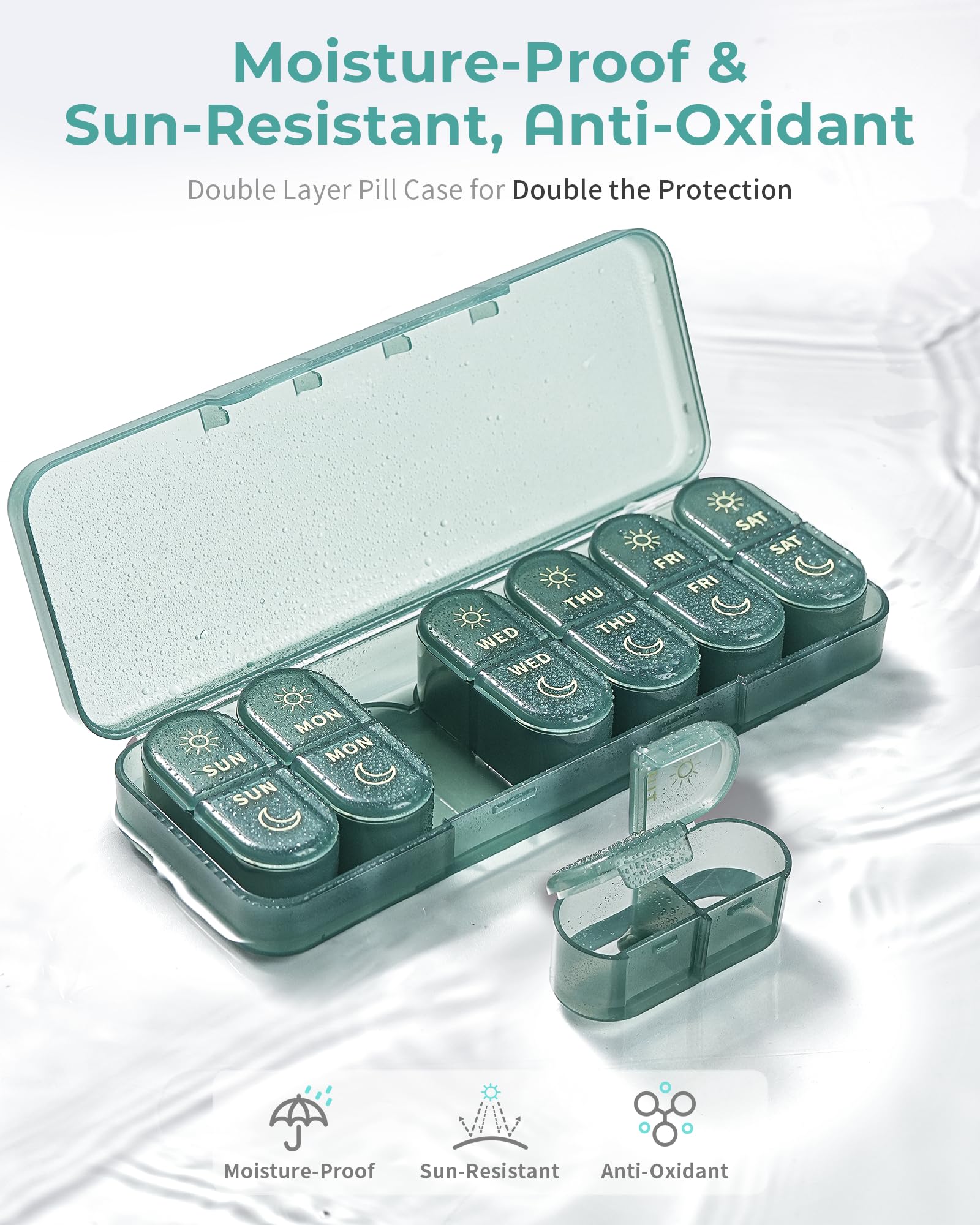 Pillex Portable: design fin et 4 cm pour le voyage.