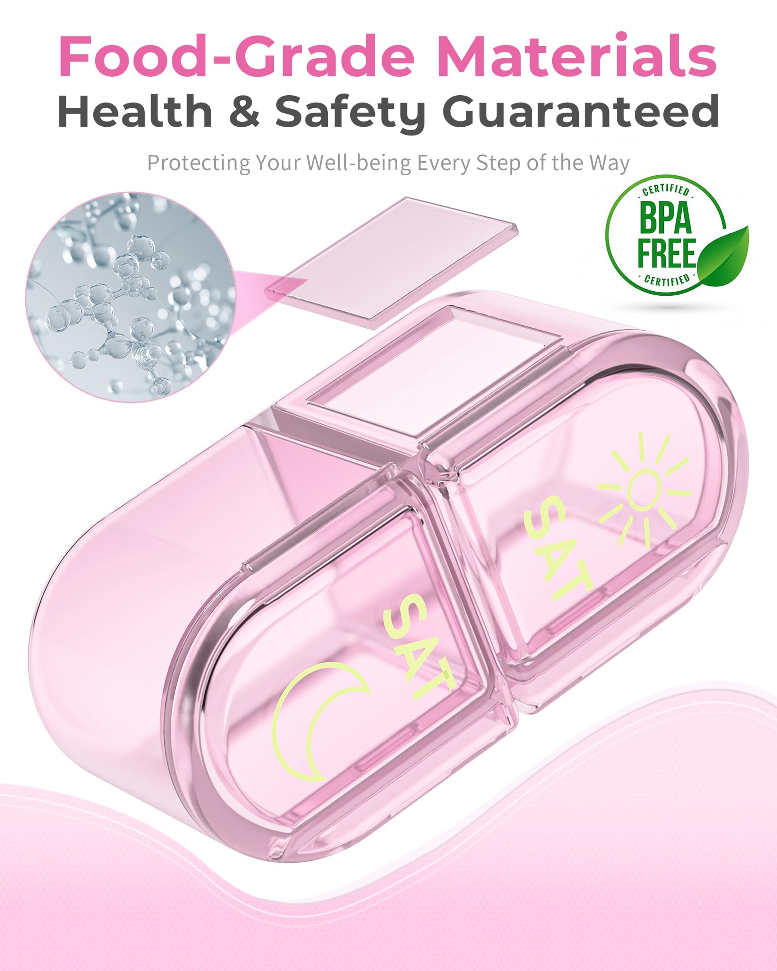 Pillex protection lumière etancheite, garde les compléments frais.