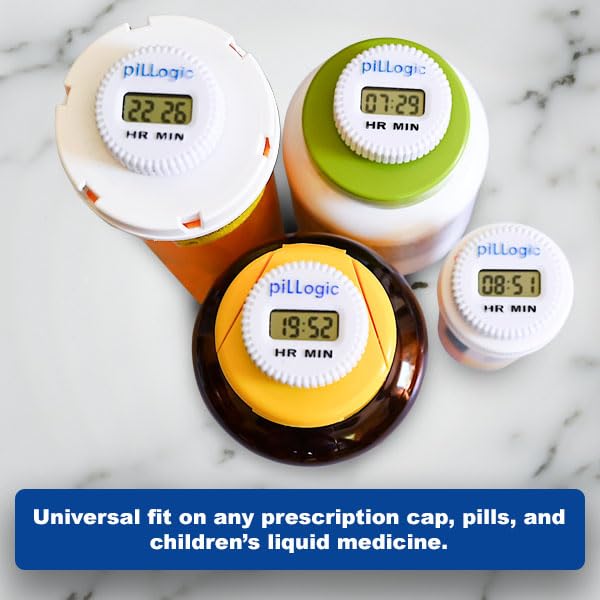 PILLOGIC affichage en heures et minutes indiquant le temps écoulé depuis la dernière prise.
