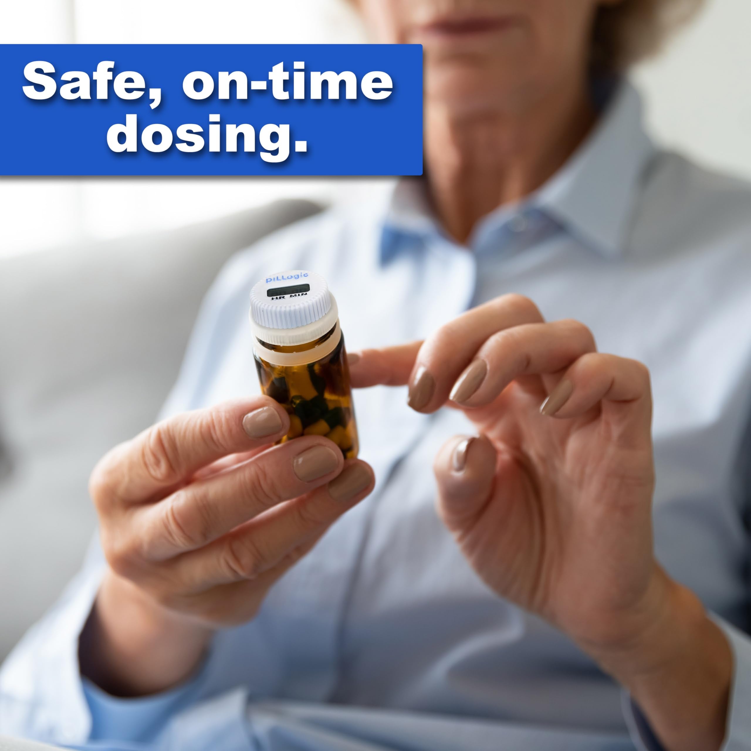 PILLOGIC sécurité et conformité grâce au repère visuel des doses.