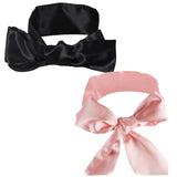 Pimoys masque yeux noir en satin, douceur luxueuse pour un sommeil paisible.