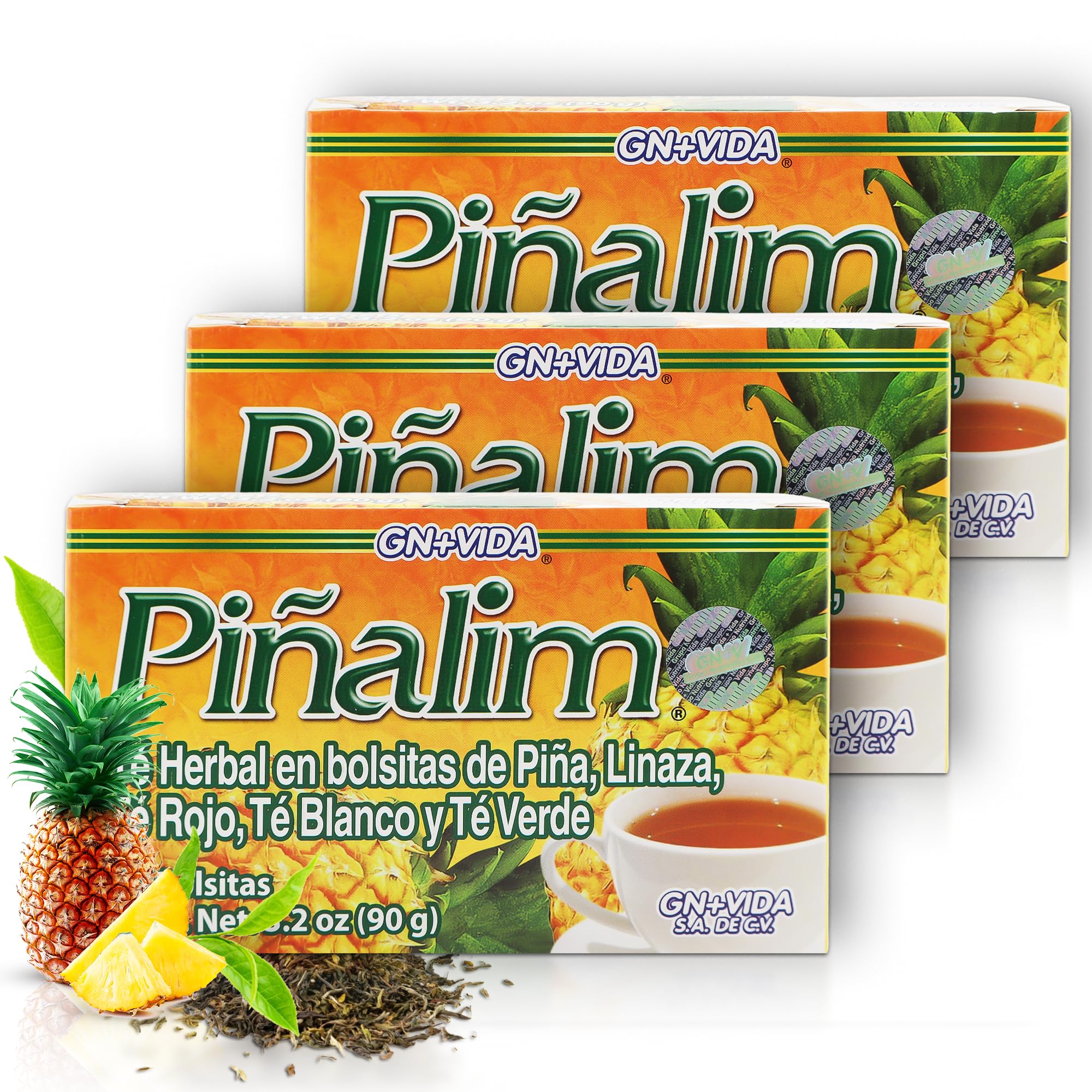 PIÑALIM TE: boîtes GNvida en emballage, rangement pratique pour votre rituel du soir