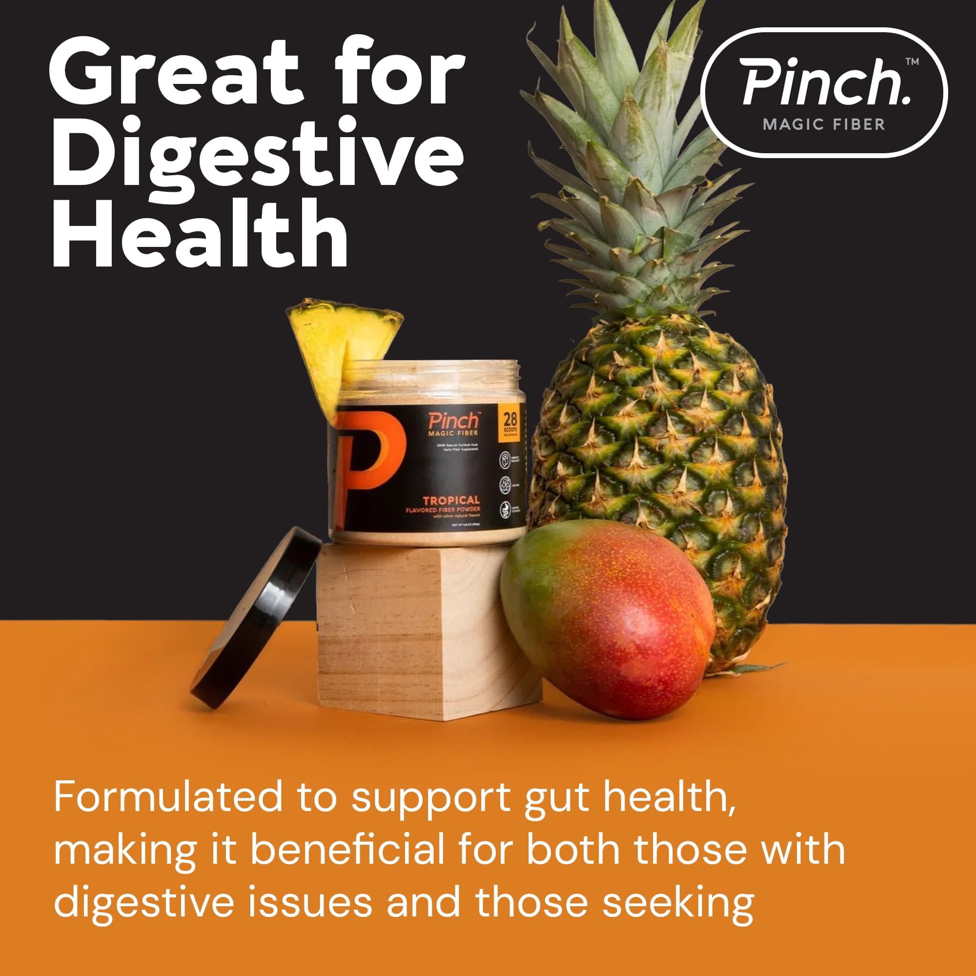Pinch Magic usage quotidien pour soutenir l'apport en fibres et bien-être.