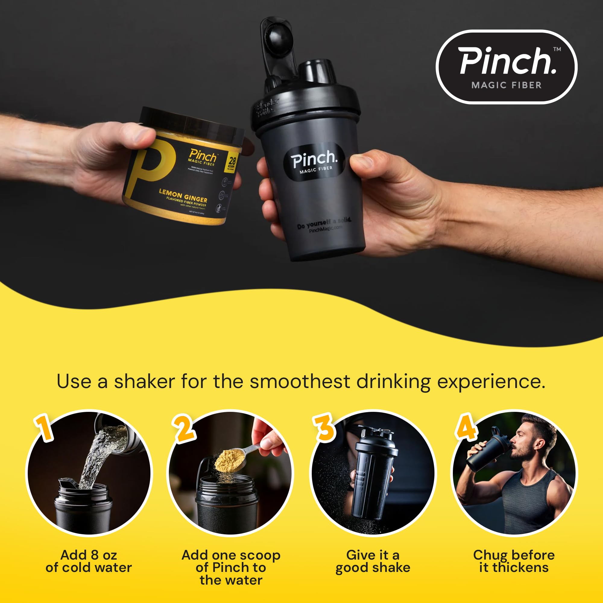 Pinch Magic: option végane sans gluten