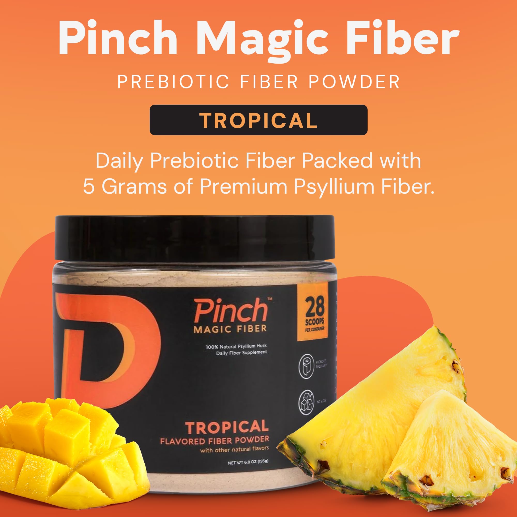 Pinch Magic vitamine C et D avec bromelaïne pour un soutien nutritionnel.