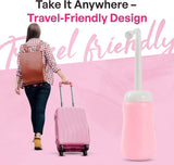 Pink Alley bidet portable pour seniors, mobilité facilitée.