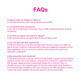 Guide d’utilisation Pink Stork Berberine 500mg, conseils pour une consommation adaptée.