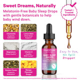 Pipette Pink Stork Sommeil bébé prête à l’emploi pour dosage précis.