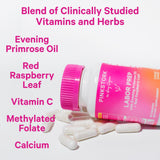 Capsules véganes Pink Stork Labor Prep, faciles à intégrer