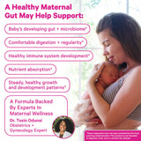 Étiquette Pink Stork Lactation Probiotics sur l emballage, clarté des ingrédients.