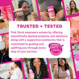 Pink Stork Postpartum Complexe B: vitamine B6, folate et B12 pour énergie.