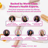 Pink Stork Protéine femmes vanille, sans sucre ajouté et édulcorants artificiels absents.